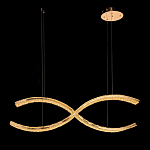 Люстра волнистой формы с фактурным хрустальным плафоном Light Delight варинант исполнения - 2 | Loft Concept в Орле