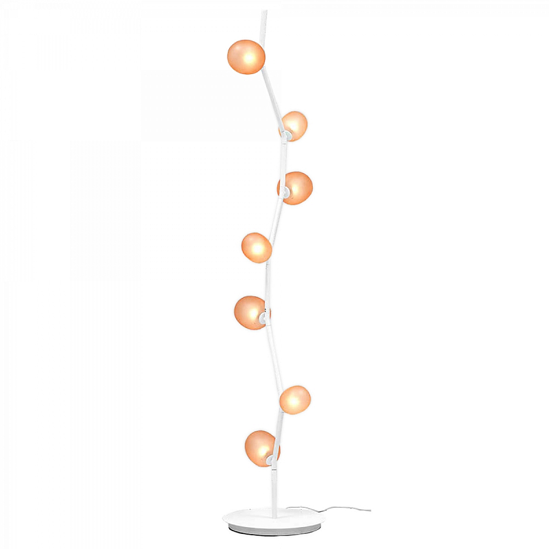 Торшер Conol Floor lamp Белый Янтарь (Amber) Торшер Conol Floor lamp Белый Янтарь (Amber) в Орле | Loft Concept