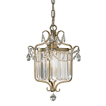 Люстра подвесная со стеклянными подвесками Feiss варинант исполнения - 1 | Loft Concept в Орле