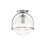 Потолочный светильник с прозрачным стеклянным шаром с эффектом пузырьков Hinkley варинант исполнения - 7 | Loft Concept в Орле