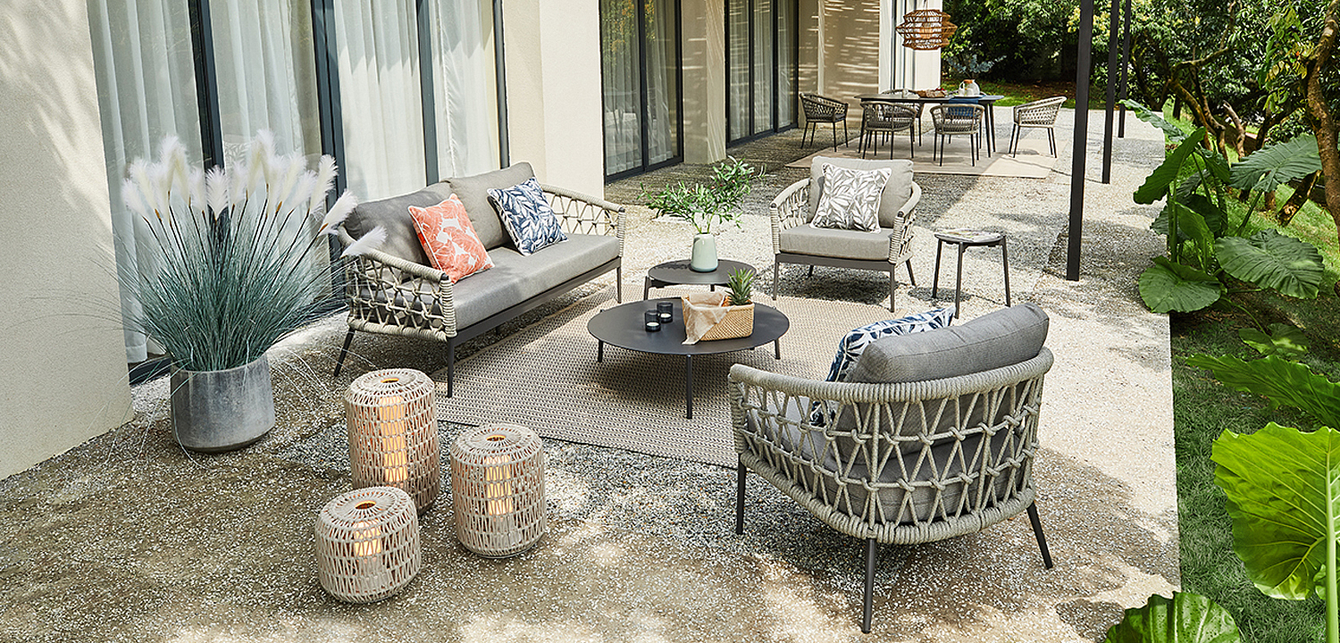 Уличный диван Niels Outdoor Sofa Уличный диван Niels Outdoor Sofa - Loft-Concept в Орле