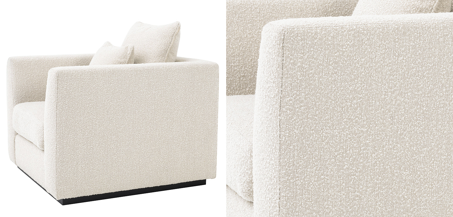 Кресло Eichholtz Chair Taylor Boucle cream Кресло Eichholtz Chair Taylor Boucle cream - Loft-Concept в Орле