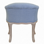 Кресло низкое в стиле прованс Louis French Armchair light blue flax варинант исполнения - 2 | Loft Concept в Орле