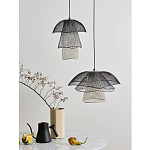 Подвесной светильник Black Grey Mesh Lampshade Hanging Lamp варинант исполнения - 6 | Loft Concept в Орле