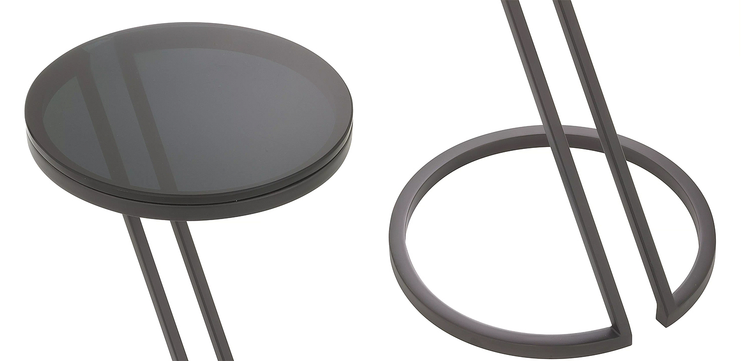 Приставной стол Eichholtz Side Table Falcone Black Приставной стол Eichholtz Side Table Falcone Black - Loft-Concept в Орле