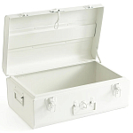 Металлический сундук Metal Chest White варинант исполнения - 2 | Loft Concept в Орле