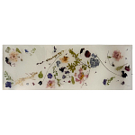 Поднос для ванны из эпоксидной смолы с цветами белая Epoxy Resin Flowers Bath Tray White варинант исполнения - 1 | Loft Concept в Орле