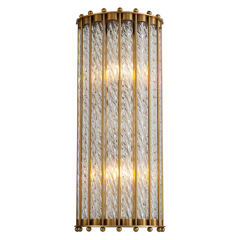 Бра Lantern Tiziano Brass Sconces Прозрачное Стекло Латунь Бра Lantern Tiziano Brass Sconces Прозрачное Стекло Латунь в Орле | Loft Concept