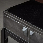 Консоль прямоугольная серая с 4-мя выдвижными ящиками Grany варинант исполнения - 5 | Loft Concept в Орле