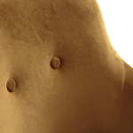 Кресло велюровое золотистого цвета Diaspro Gold  Armchair варинант исполнения - 4 | Loft Concept в Орле