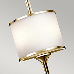 Бра вертикальное с белым полукруглым плафоном и длинным стержнем L Kichler варинант исполнения - 8 | Loft Concept в Орле