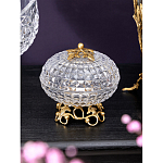 Конфетница из прозрачного рельефного стекла Eden Garden варинант исполнения - 10 | Loft Concept в Орле