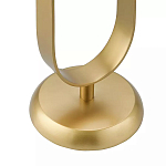 Столик приставной с овальным золотым основанием Oval Gold Base варинант исполнения - 3 | Loft Concept в Орле