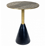 Кофейный столик с металлической столешницей Amphibian варинант исполнения - 1 | Loft Concept в Орле