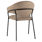 Коричневый стул с обивкой из искусственной замши Alexis варинант исполнения - 5 | Loft Concept в Орле