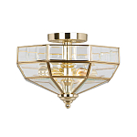 Потолочный светильник шестигранной формы с прозрачными стеклянным плафоном Elstead Lighting варинант исполнения - 9 | Loft Concept в Орле