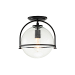 Потолочный светильник с прозрачным стеклянным шаром с эффектом пузырьков Hinkley варинант исполнения - 1 | Loft Concept в Орле