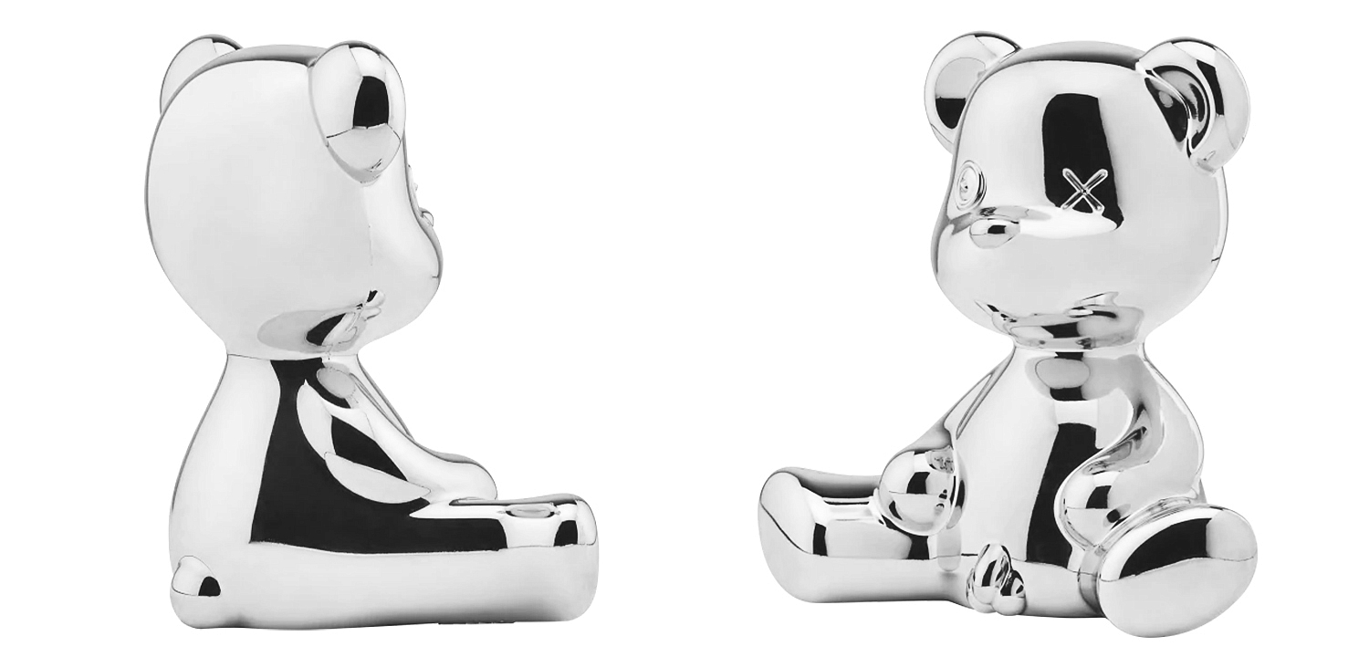 Статуэтка Teddy Boy Metal Finish with Cable Серебро Статуэтка Teddy Boy Metal Finish with Cable Серебро - Loft-Concept в Орле