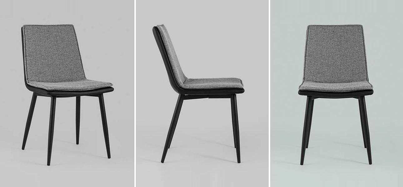 Стул Melissa Chair Серая Рогожка Стул Melissa Chair Серая Рогожка - Loft-Concept в Орле