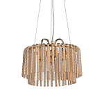 Люстра с подвесными рифлеными стеклянными трубками Nembus варинант исполнения - 1 | Loft Concept в Орле