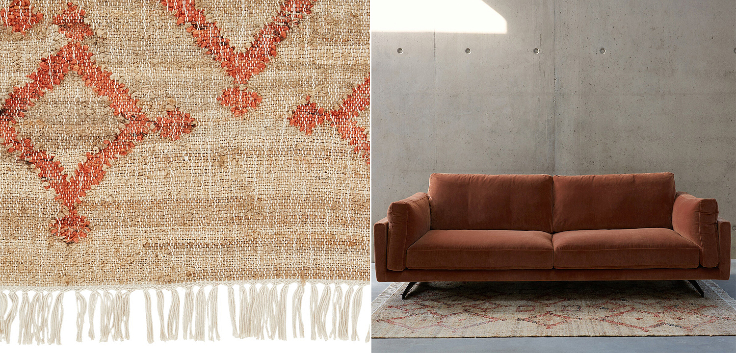 Ковер Ornament Carpet джут и хлопок Ковер Ornament Carpet джут и хлопок - Loft-Concept в Орле