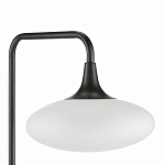 Торшер с белым стеклянным плафоном в форме эллипса Kernel варинант исполнения - 2 | Loft Concept в Орле