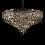 Люстра с каскадом из прозрачного хрусталя Constant Sparks варинант исполнения - 11 | Loft Concept в Орле