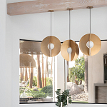 Подвесной светильник в форме золотых дисков Minimalist Lighting Fixture варинант исполнения - 4 | Loft Concept в Орле