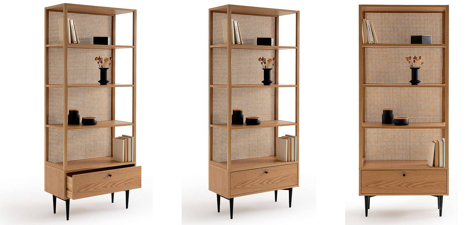 Стеллаж Agnar Wicker Rack Стеллаж Agnar Wicker Rack - Loft-Concept в Орле