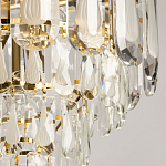 Люстра многоярусная с овальными прозрачными подвесками 36 см Harmonica варинант исполнения - 4 | Loft Concept в Орле