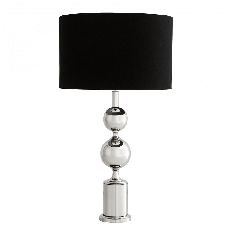 Настольная лампа Eichholtz Table Lamp Zephyr Никель Черный Настольная лампа Eichholtz Table Lamp Zephyr Никель Черный в Орле | Loft Concept