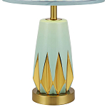 Настольная лампа с абажуром Femia Turquoise Gold Table Lamp варинант исполнения - 3 | Loft Concept в Орле