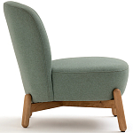 Кресло на деревянных ножках Olguin Green Chair варинант исполнения - 3 | Loft Concept в Орле