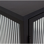 Сервант двухдверный с рифленым стеклом The Keeper варинант исполнения - 3 | Loft Concept в Орле