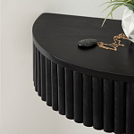 Прикроватный подвесной столик с ящиком черный Bedside Hanging Table варинант исполнения - 4 | Loft Concept в Орле