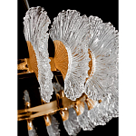 Люстра круглая с фактурными элементами в виде ракушек Inspired Sea варинант исполнения - 3 | Loft Concept в Орле