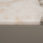 Тумба под телевизор серая с мраморной столешницей Uniqueness Marble варинант исполнения - 6 | Loft Concept в Орле