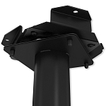 Барный стул вращающийся со спинкой и подлокотниками Douglas Rhombus Синий Велюр варинант исполнения - 6 | Loft Concept в Орле