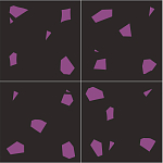 Плитка с узором Осколки варинант исполнения - 3 | Loft Concept в Орле