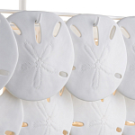 Люстра овальной формы с белыми подвесными элементами White Natural Lines варинант исполнения - 2 | Loft Concept в Орле