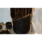 Напольная лампа черная с текстильными элементами "ЯРВИ" варинант исполнения - 7 | Loft Concept в Орле