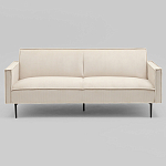 Диван современный вельветовый прямой Worcester Молочный варинант исполнения - 2 | Loft Concept в Орле