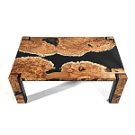 Кофейный Стол River in Autumn Elm Resin Coffee Table варинант исполнения - 2 | Loft Concept в Орле