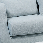 Диван Seldon с мягкими подушками голубое букле варинант исполнения - 5 | Loft Concept в Орле