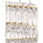 Люстра подвесная круглая из прозрачного хрусталя с золотым корпусом Selfsufficient варинант исполнения - 8 | Loft Concept в Орле