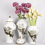 Декоративная ваза с крышкой Flowers in Pots варинант исполнения - 4 | Loft Concept в Орле
