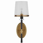 Бра настенное с прозрачным стеклянным абажуром Simple Pure Form варинант исполнения - 3 | Loft Concept в Орле