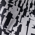 Мебельная ткань Жаккард черно-белый принт 145 см T2-126 варинант исполнения - 3 | Loft Concept в Орле