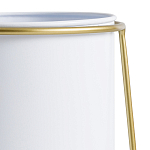 Кашпо из металла и латуни Elegance Elevated Planters белое варинант исполнения - 3 | Loft Concept в Орле