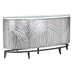 Комод фактурный серебристый с дверцами Silver Chest of Drawers варинант исполнения - 1 | Loft Concept в Орле